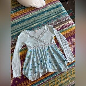 Vintage Y2K Limited Too Long Sleeve Sequined Top Girl’s size 16